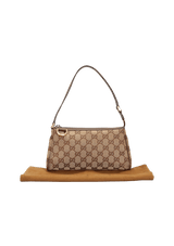 GG CANVAS D-RING POCHETTE