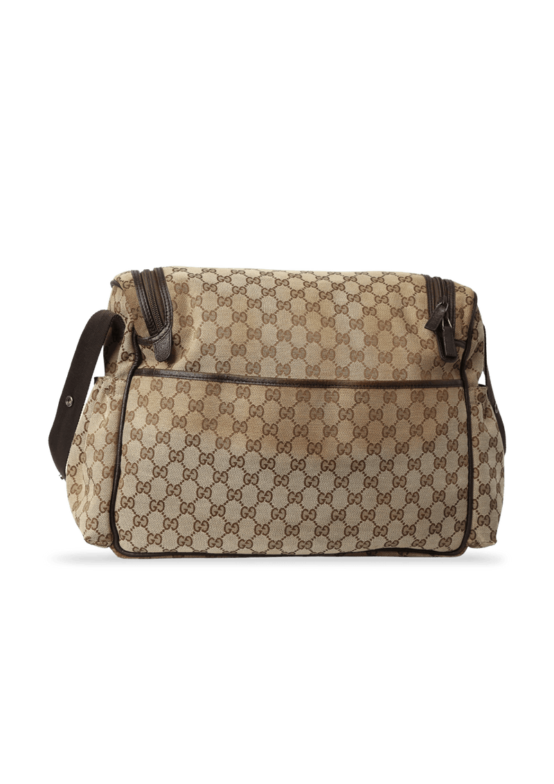 GG CANVAS DIAPER BAG