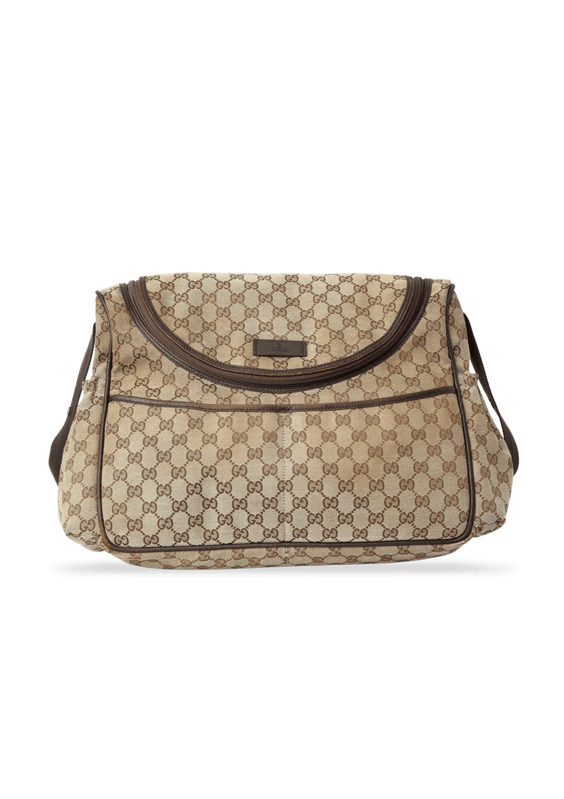 GG CANVAS DIAPER BAG