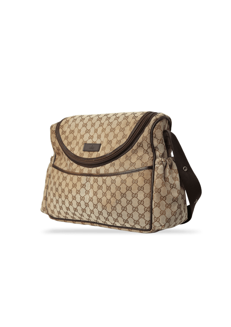 GG CANVAS DIAPER BAG