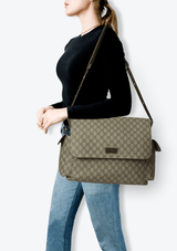 GG CANVAS DIAPER BAG