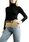 GG CANVAS DOUBLE BELT BAG