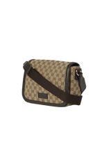 GG CANVAS FLAP MESSENGER BAG