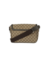 GG CANVAS FLAP MESSENGER BAG