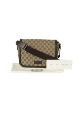 GG CANVAS FLAP MESSENGER BAG