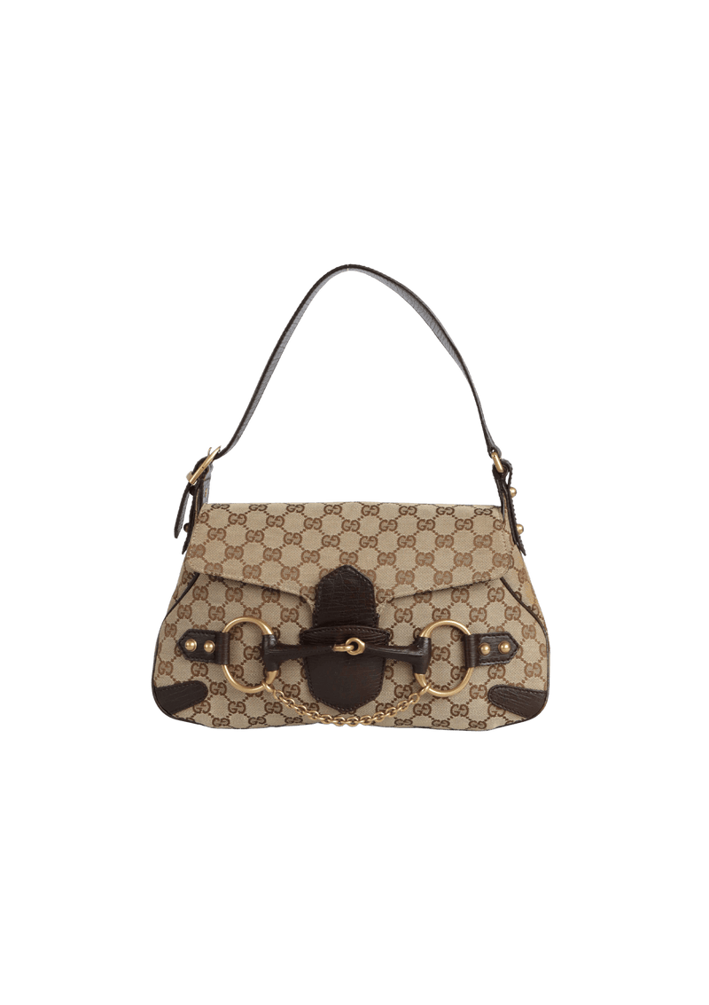 GG CANVAS HORSEBIT BAG