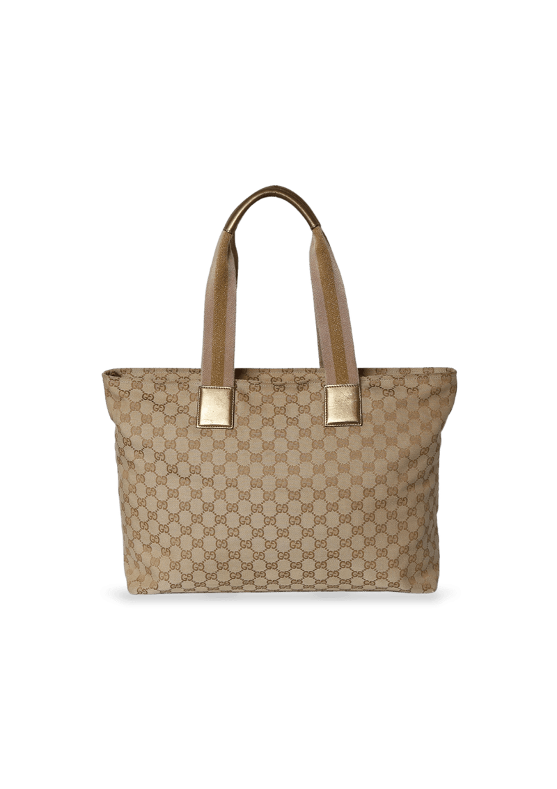 GG CANVAS WEB DIAPER BAG