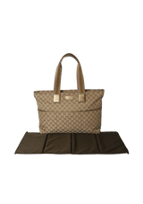 GG CANVAS WEB DIAPER BAG