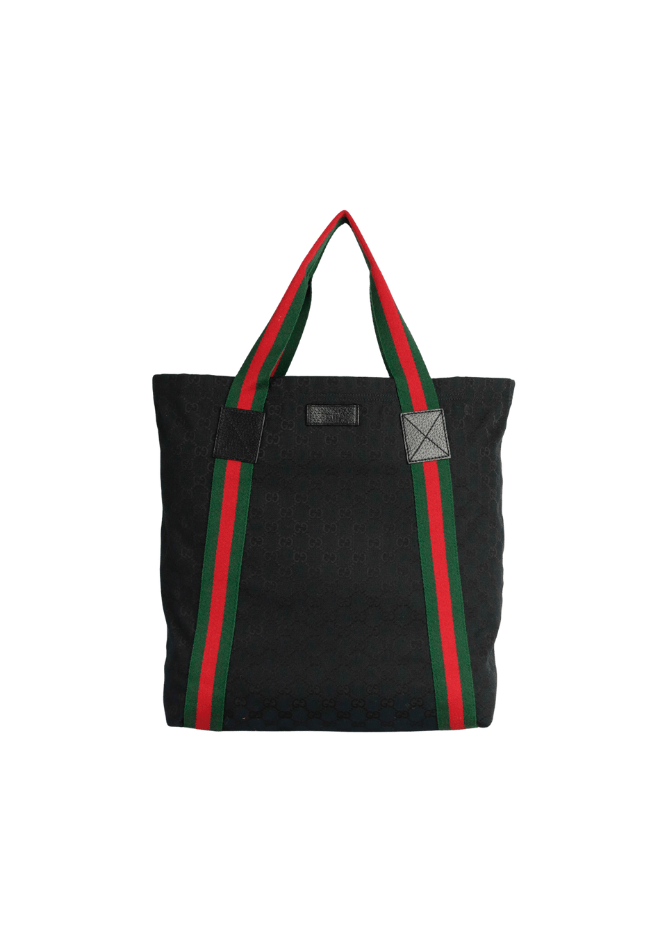 BOLSA GUCCI GG CANVAS WEB TOTE PRETO ORIGINAL – Gringa