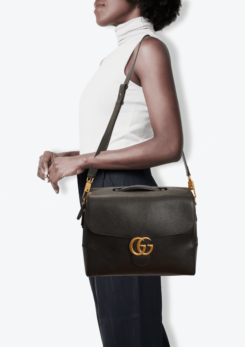 GG MARMONT TOP HANDLE MESSENGER BAG