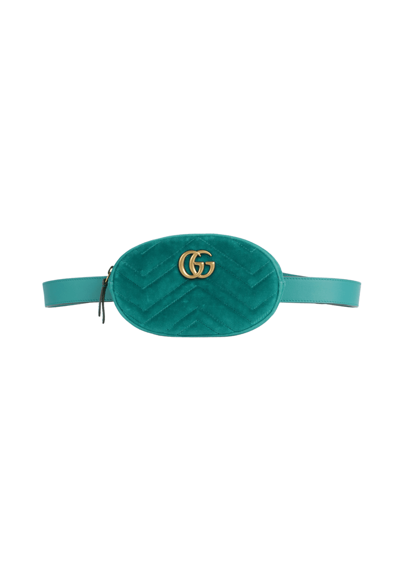 GG MARMONT VELVET BELT BAG