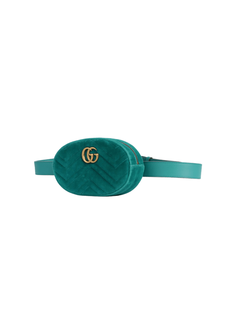 GG MARMONT VELVET BELT BAG