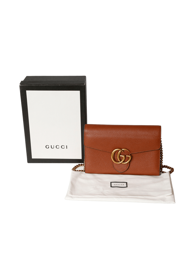 GG MARMONT WALLET ON CHAIN