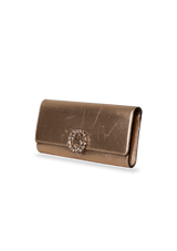 GG SATIN CLUTCH BAG