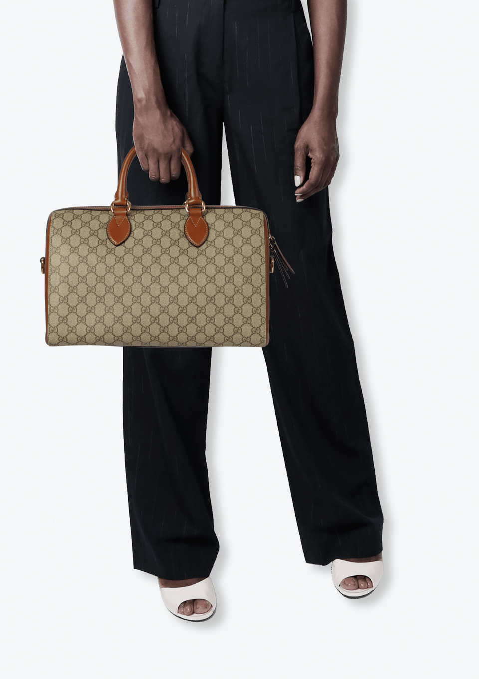 BOLSA GUCCI GG SUPREME BOSTON BAG BEGE ORIGINAL – Gringa