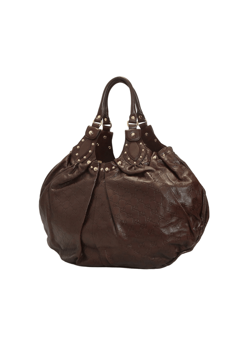 GUCCISSIMA PELHAM STUDDED BAG