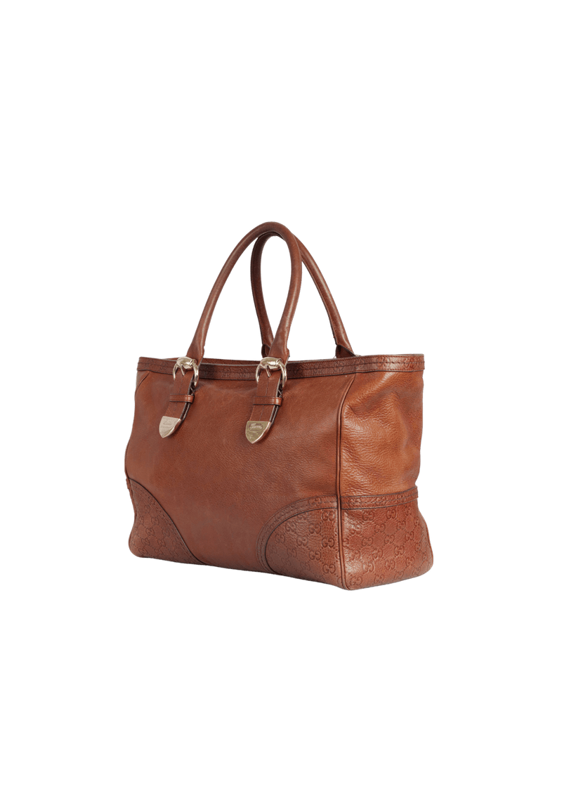 GUCCISSIMA TRIM LARGE SIGNORIA TOTE BAG