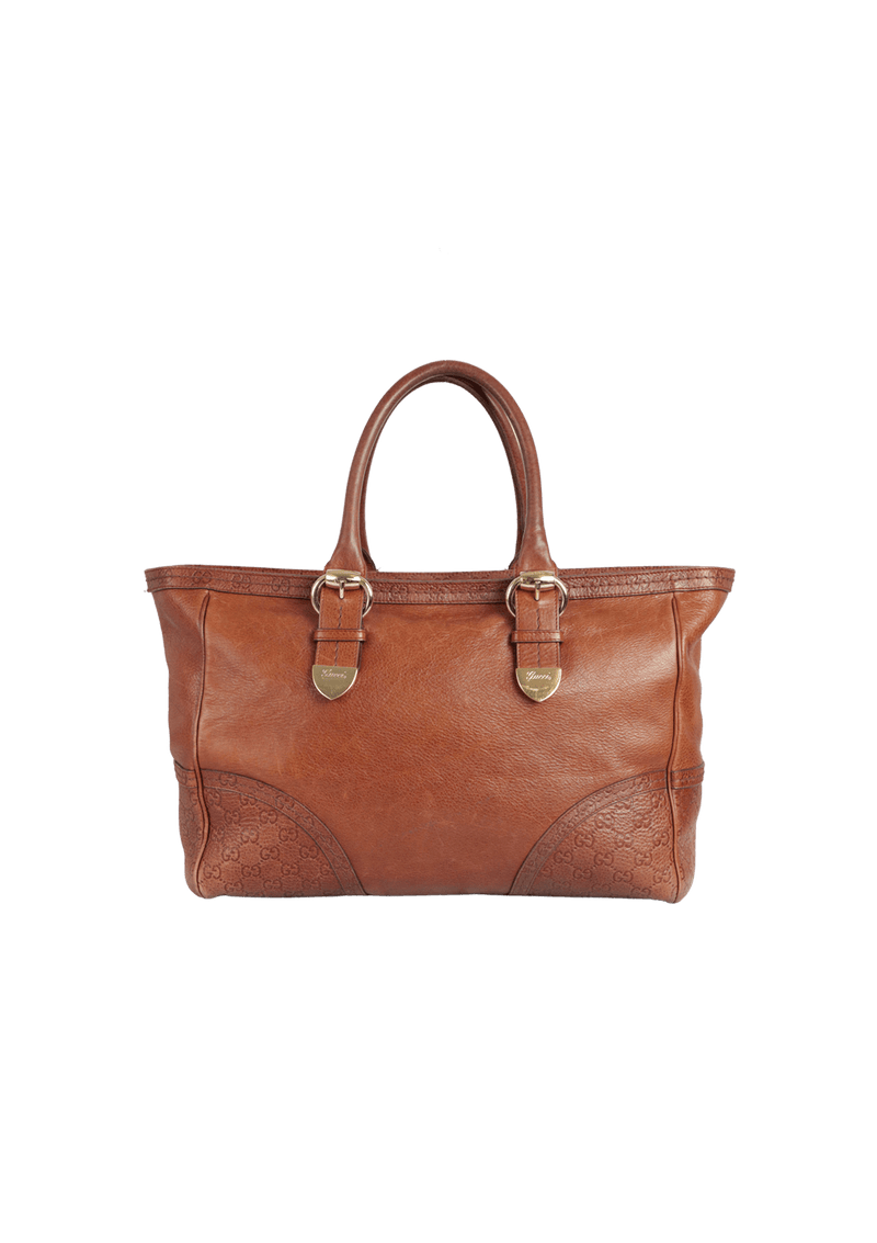 GUCCISSIMA TRIM LARGE SIGNORIA TOTE BAG