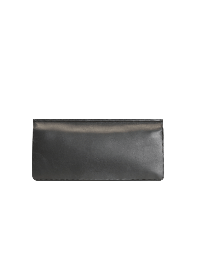 LADY BAMBOO LEATHER CLUTCH