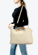 LARGE BAMBOO SHOPPER TOTE