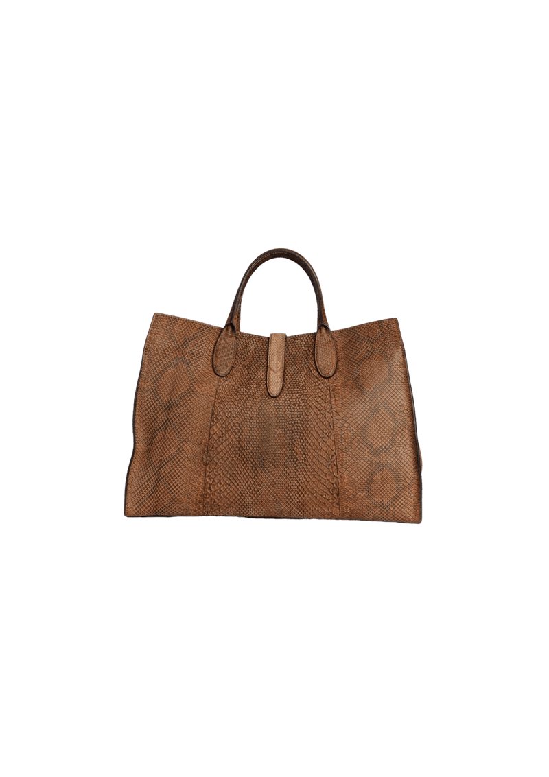 LIMITED EDITION PYTHON JACK SOFT TOTE