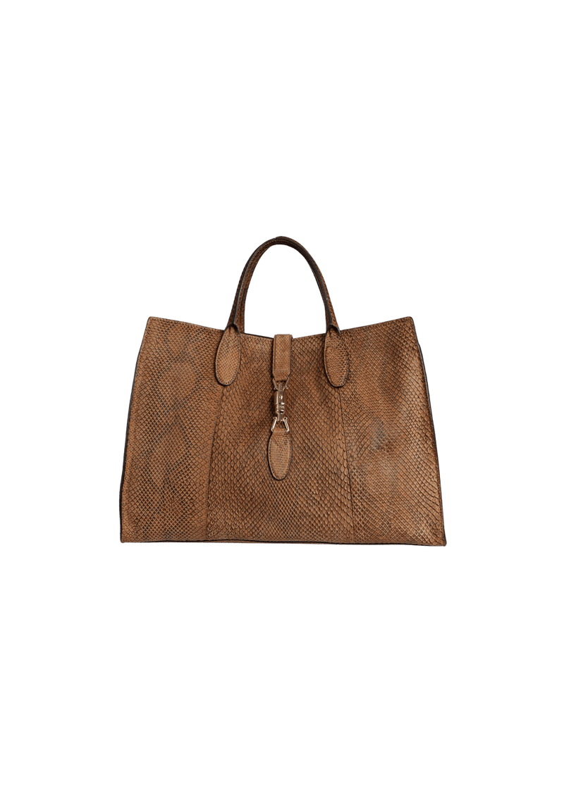 LIMITED EDITION PYTHON JACK SOFT TOTE