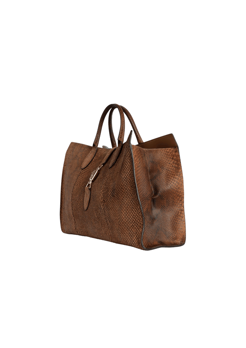 LIMITED EDITION PYTHON JACK SOFT TOTE