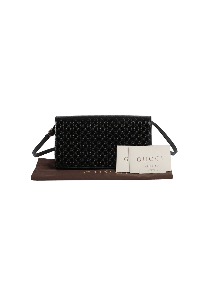 MICROGUCCISSIMA SHOULDER BAG