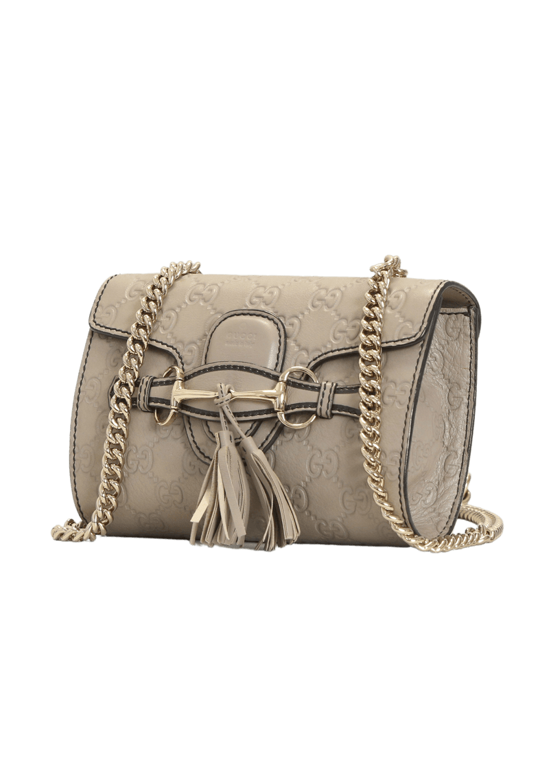 MINI MICROGUCCISSIMA EMILY BAG