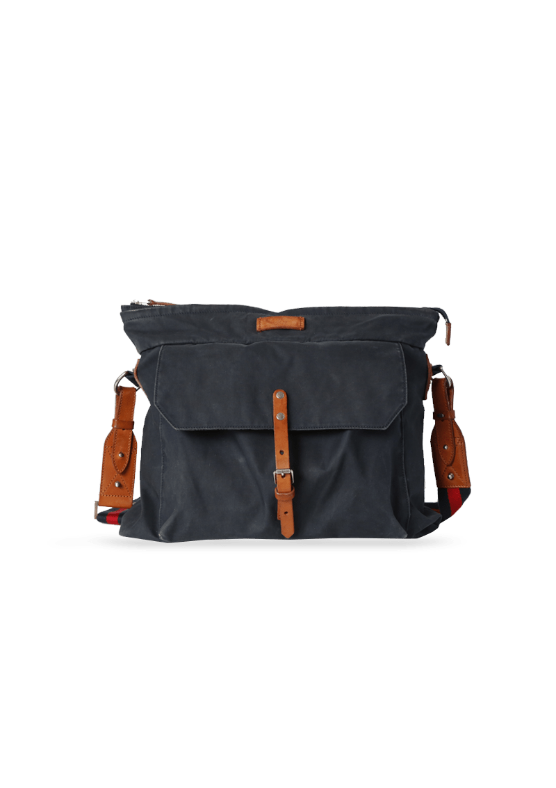 NAVY MESSENGER BAG