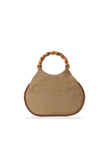 NYLON BAMBOO HANDLE BAG