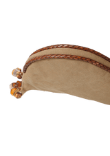 NYLON BAMBOO HANDLE BAG