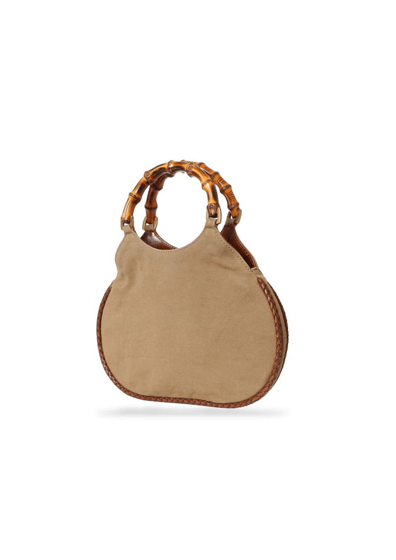 NYLON BAMBOO HANDLE BAG