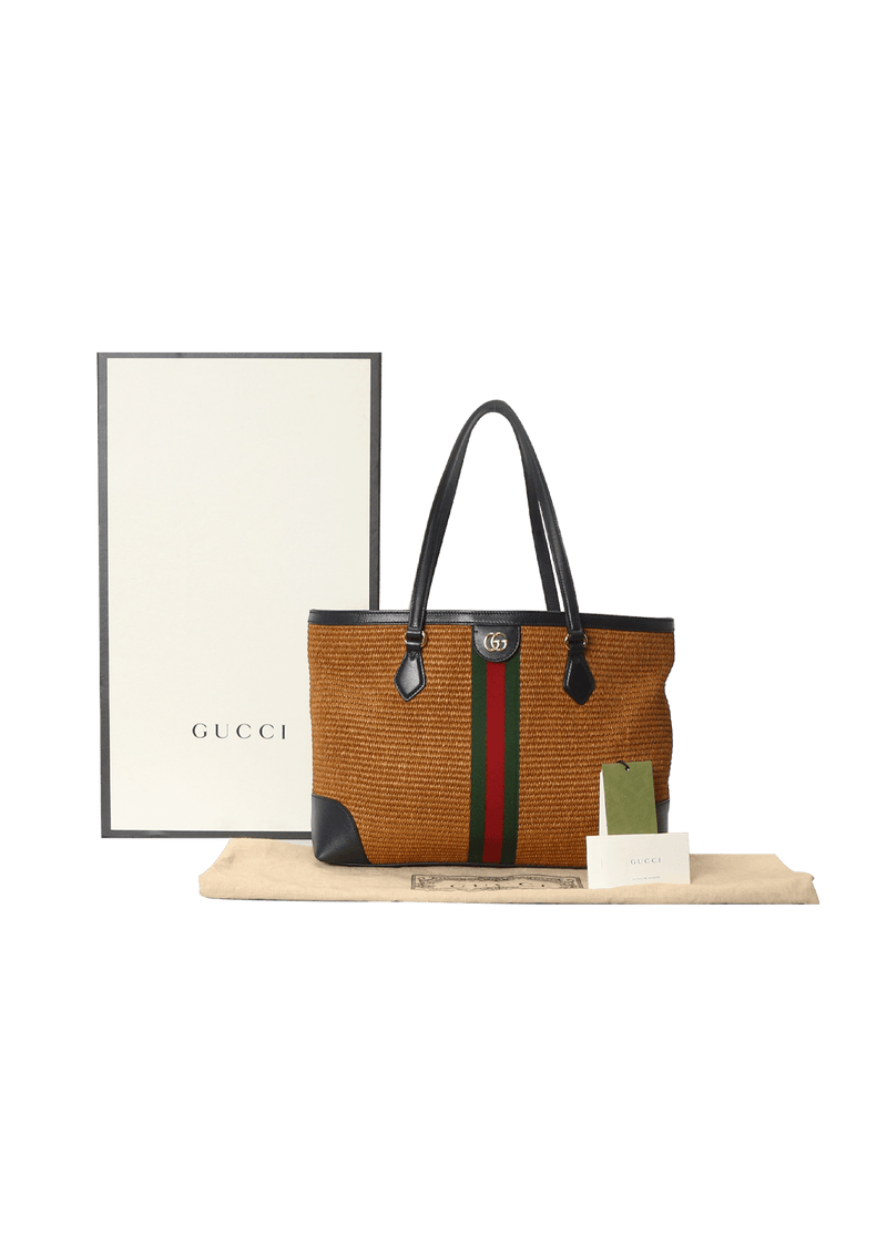 OPHIDIA STRAW BAG