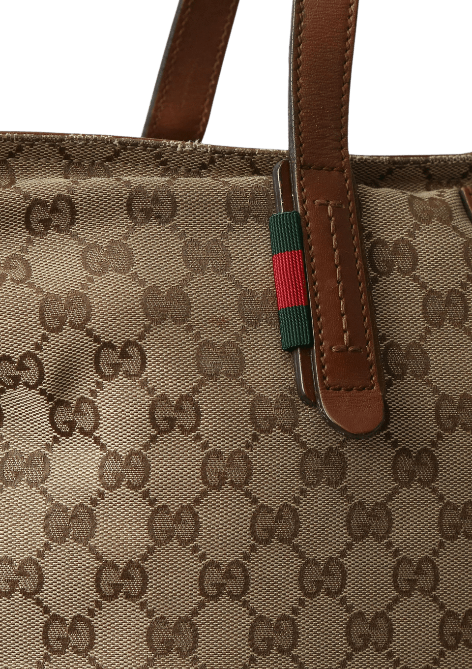BOLSA GUCCI ORIGINAL GG CANVAS ZIP TOTE MARROM – Gringa