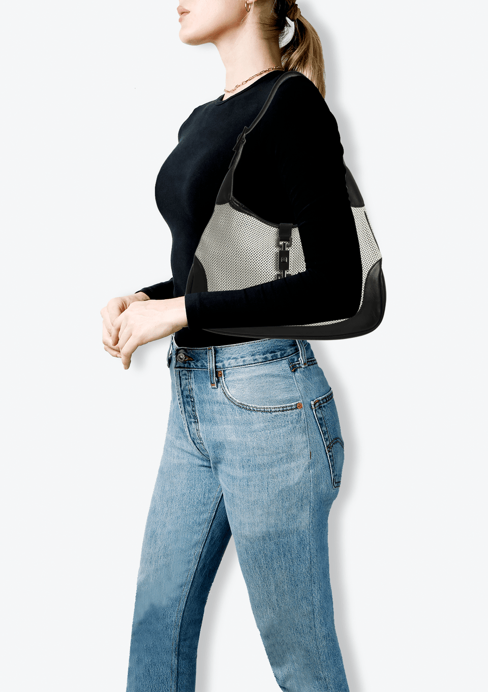 PERFORATED BICOLOR JACKIE O