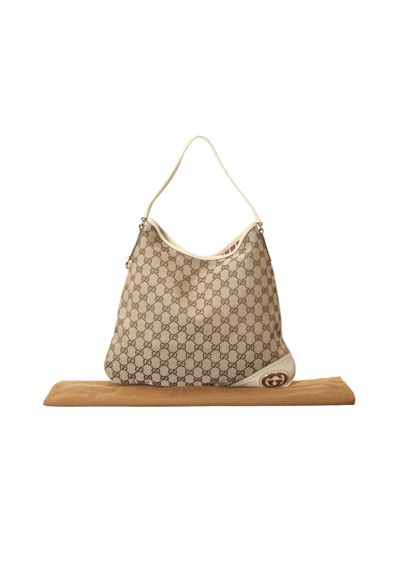 SMALL GG CANVAS NEW BRITT BAG