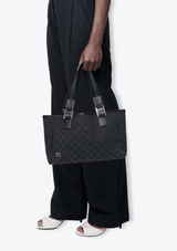 SMALL GG CANVAS OPEN TOTE