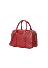 SMALL MICROGUCCISSIMA COVERTIBLE TOP HANDLE BAG