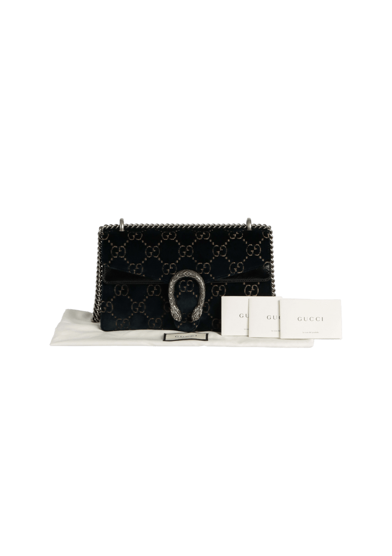BOLSA GUCCI VELVET GG DIONYSUS AZUL ORIGINAL Gringa