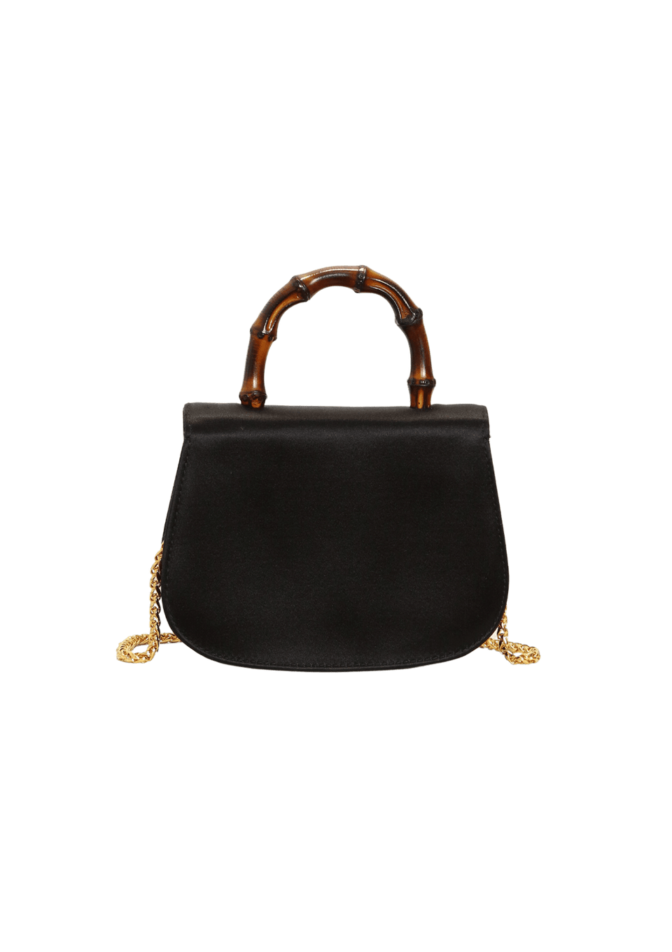 VINTAGE MINI SATIN BAMBOO NIGHT BAG