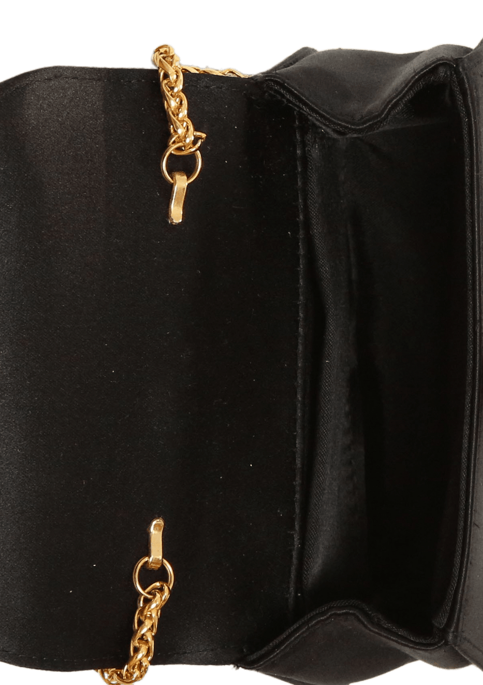 VINTAGE MINI SATIN BAMBOO NIGHT BAG