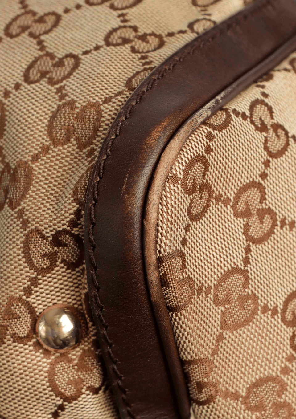 VINTAGE WEB GG BOSTON BAG