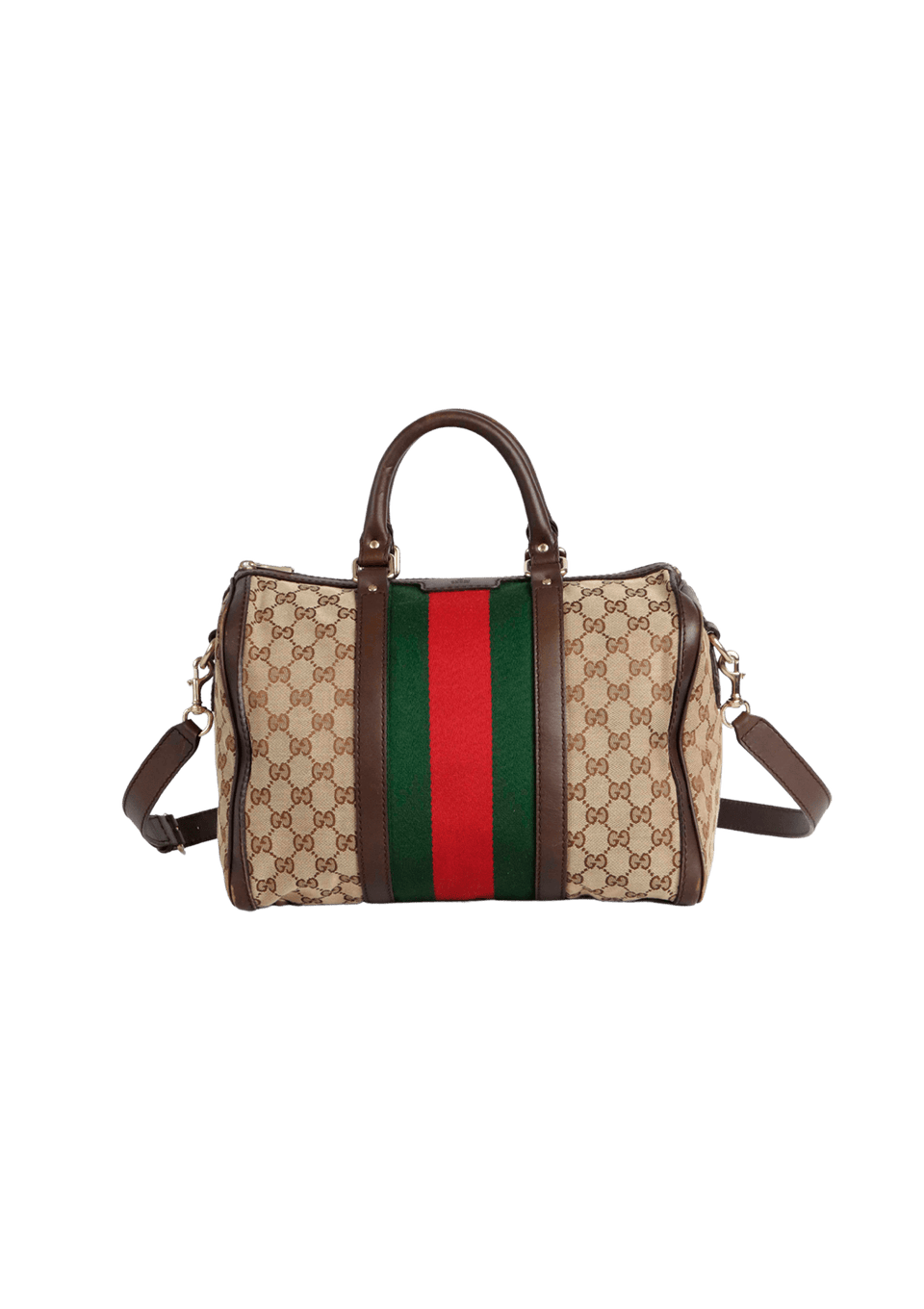 VINTAGE WEB GG BOSTON BAG