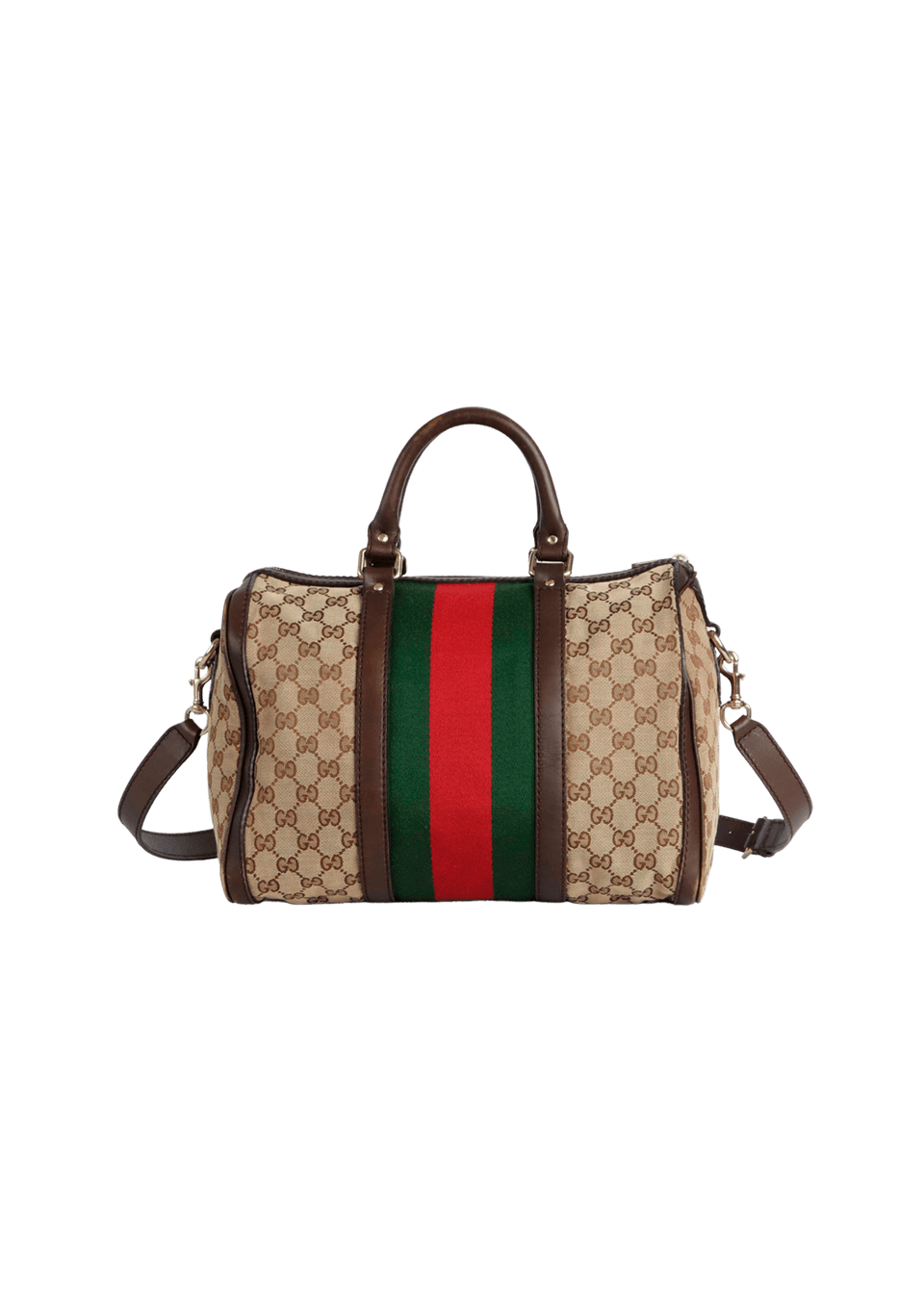 VINTAGE WEB GG BOSTON BAG