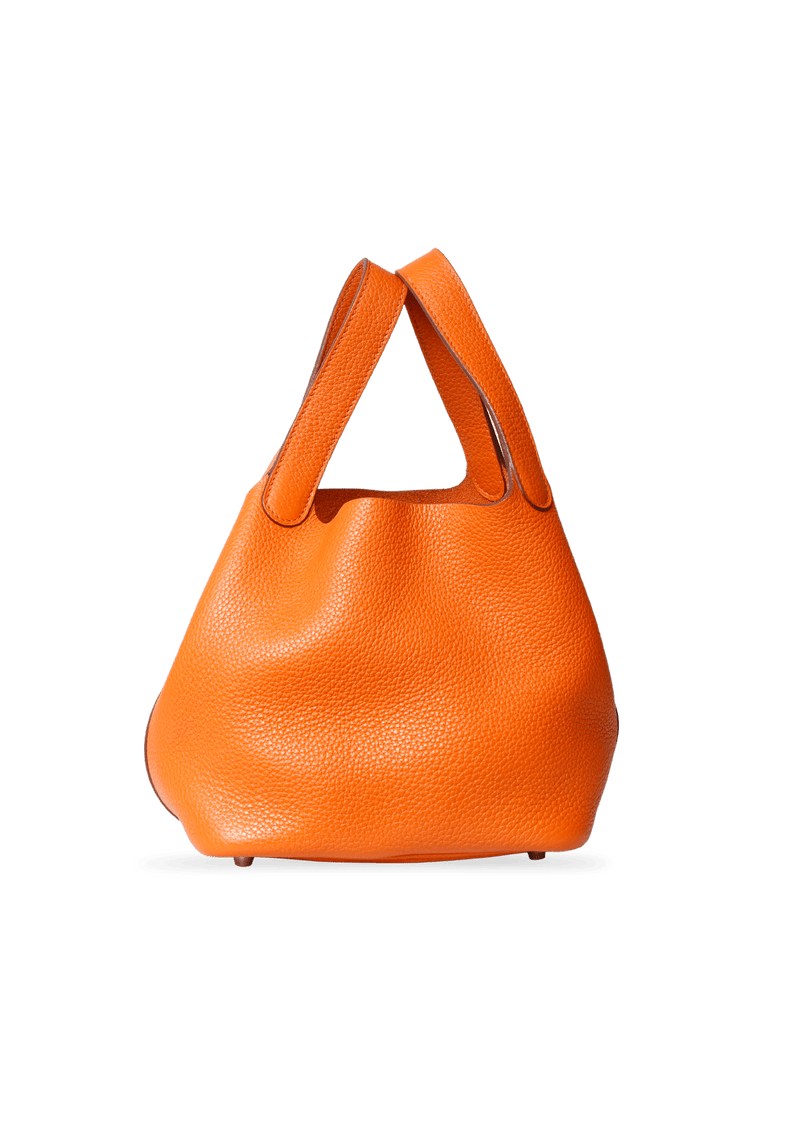 Hermes Picotin Lock 18 Taurillon Clemence Leather Hobo Bag