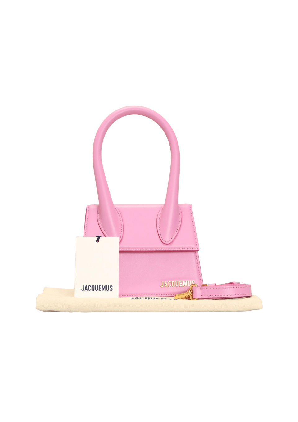 BOLSA JACQUEMUS LE CHIQUITO MOYEN ROSA ORIGINAL – Gringa