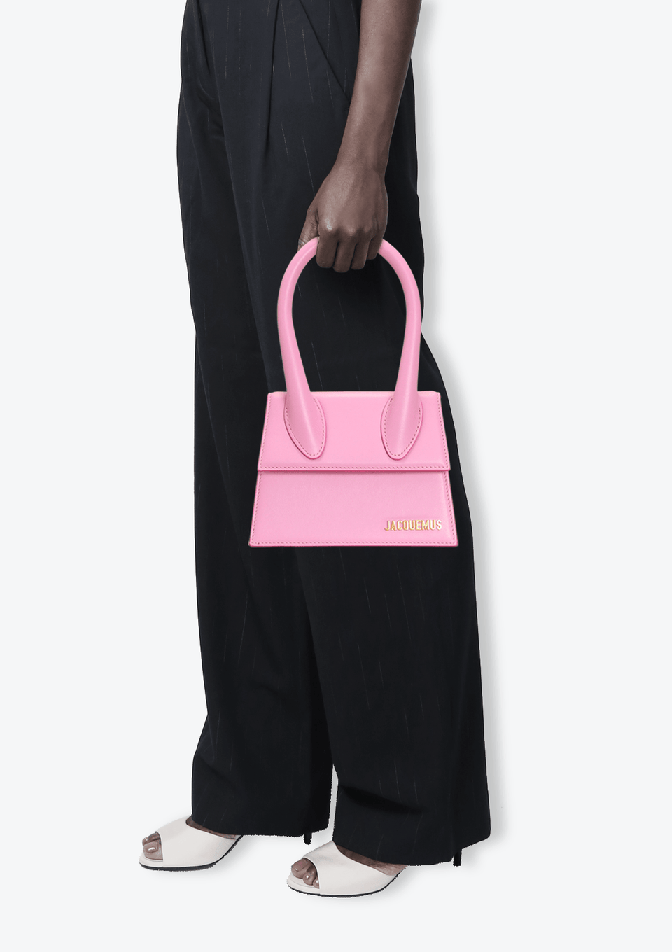 BOLSA JACQUEMUS LE CHIQUITO MOYEN ROSA ORIGINAL – Gringa