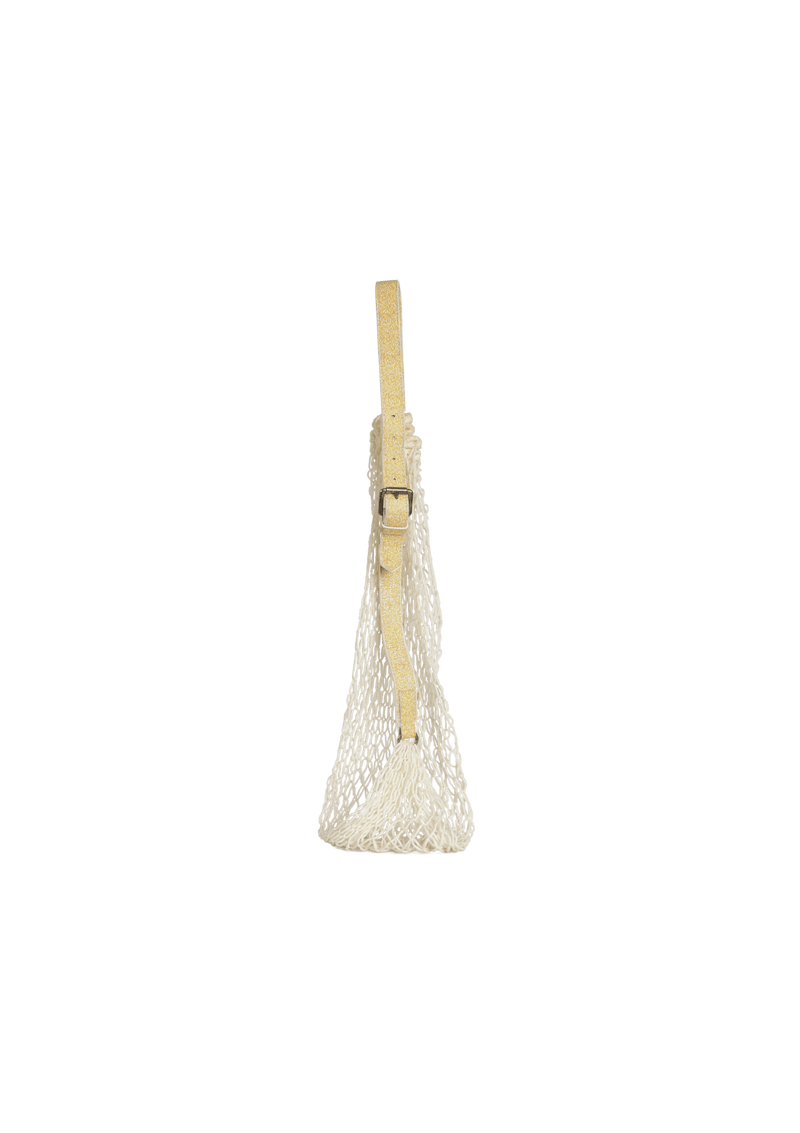 BOLSA JACQUEMUS LE SAC FILET NET SLING BAG OFF WHITE ORIGINAL Gringa