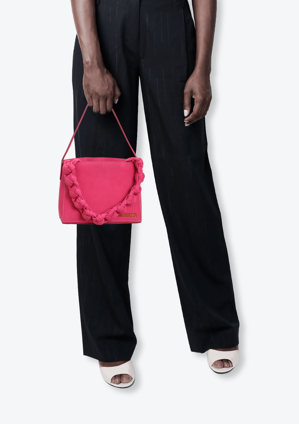 Shoulder Bag Jacquemus Sac Noeud Le Sac Noeud Leather Mini Bag